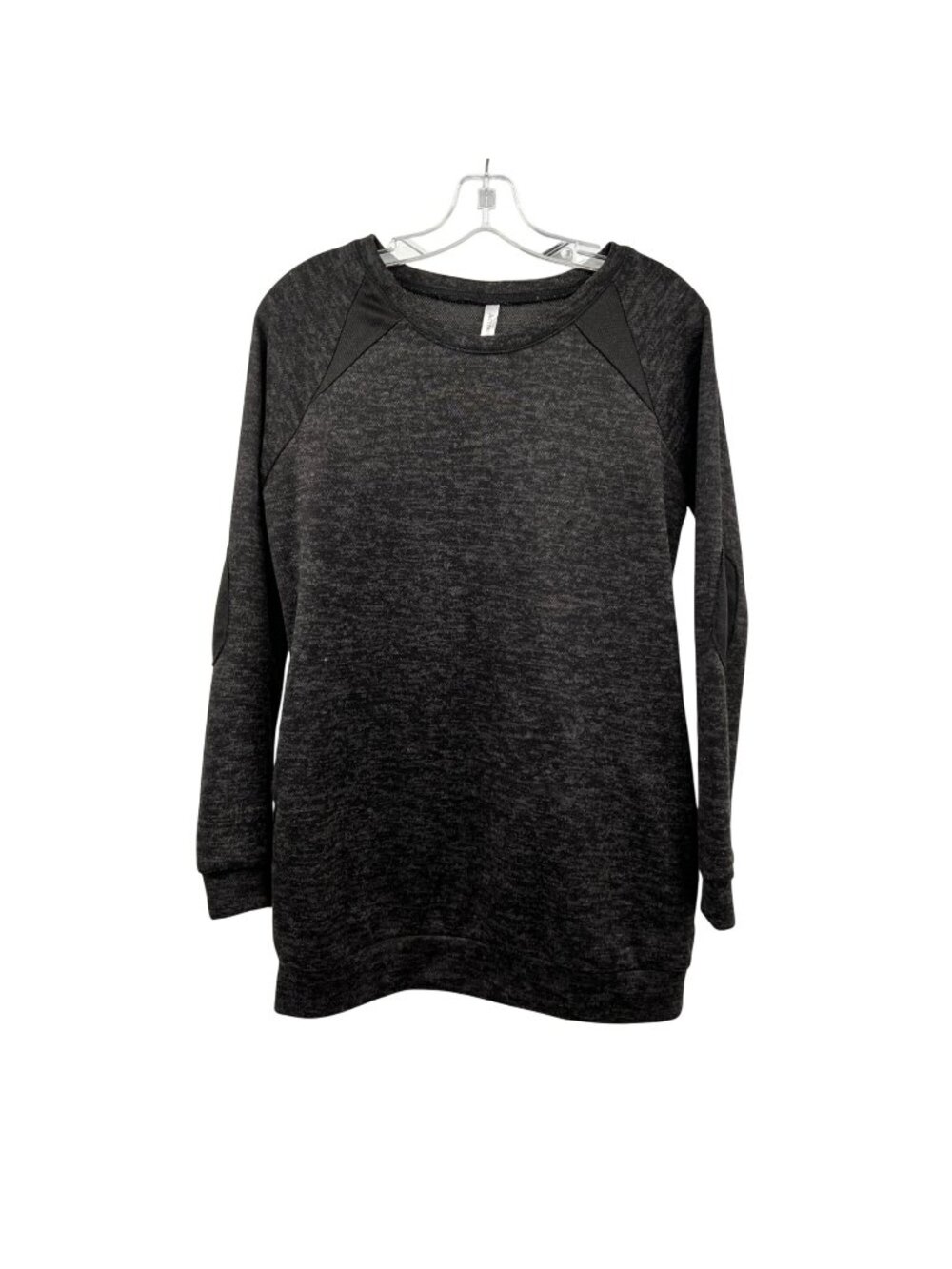 Acting Pro Womens Lightweight Sweatshirt Charcoal/Black Size Small